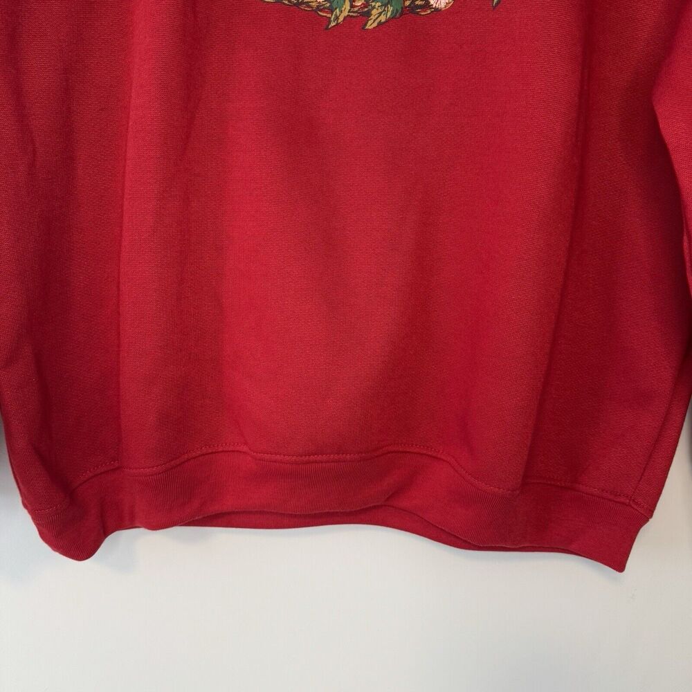 Vintage Red Kittens Sweatshirt Basic Editions Wom… - image 5